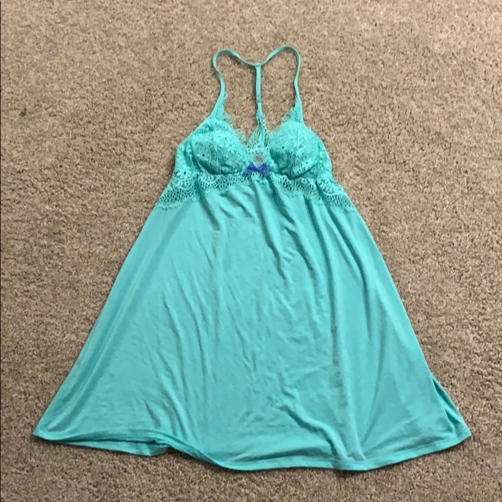 Victoria’s Secret Turquoise Baby-doll Lingerie